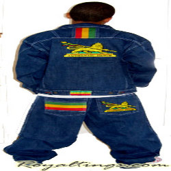 Ensemble Jean rasta enfant