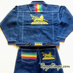 Ensemble Jean rasta enfant