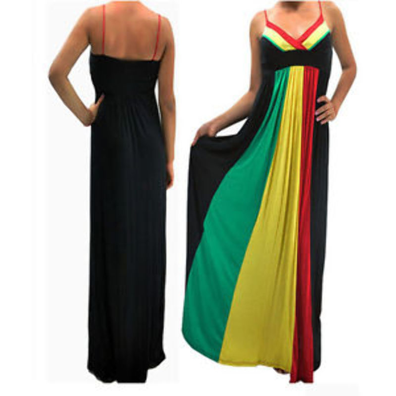 Robe Rasta Queen 5 noir ou blanc