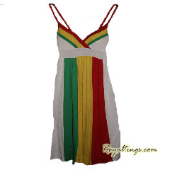 Robe Rasta Queen 5 noir ou blanc