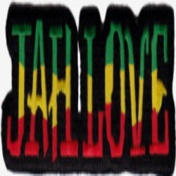 Patch Ecusson rasta Jah Love